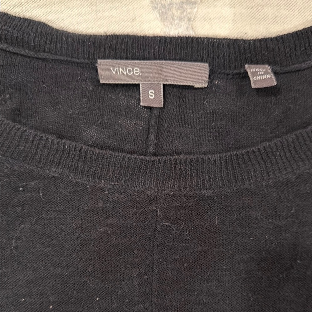 Vince Black Crewneck Jumper